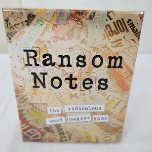 Ransom Notes - The Ridiculous Word Magnet Party Game NEW SEALED magnetic words